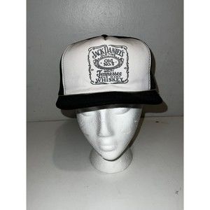 Vintage 1980's Jack Daniels Foam Mesh Snapback Trucker Hat